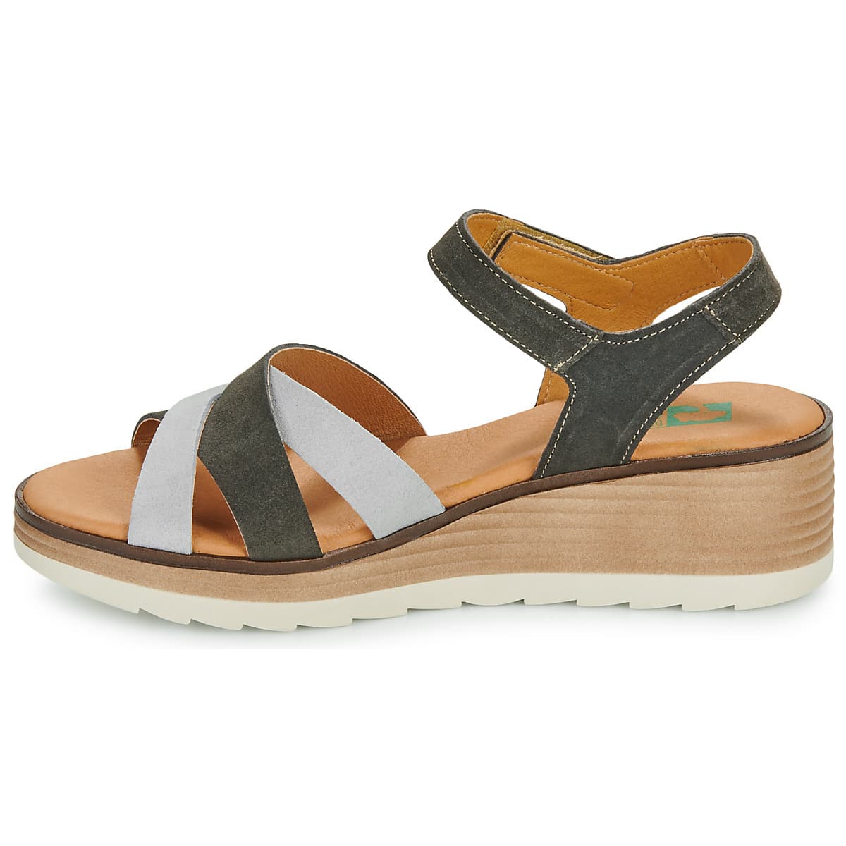 Women's Platforms Dream in Green Gray