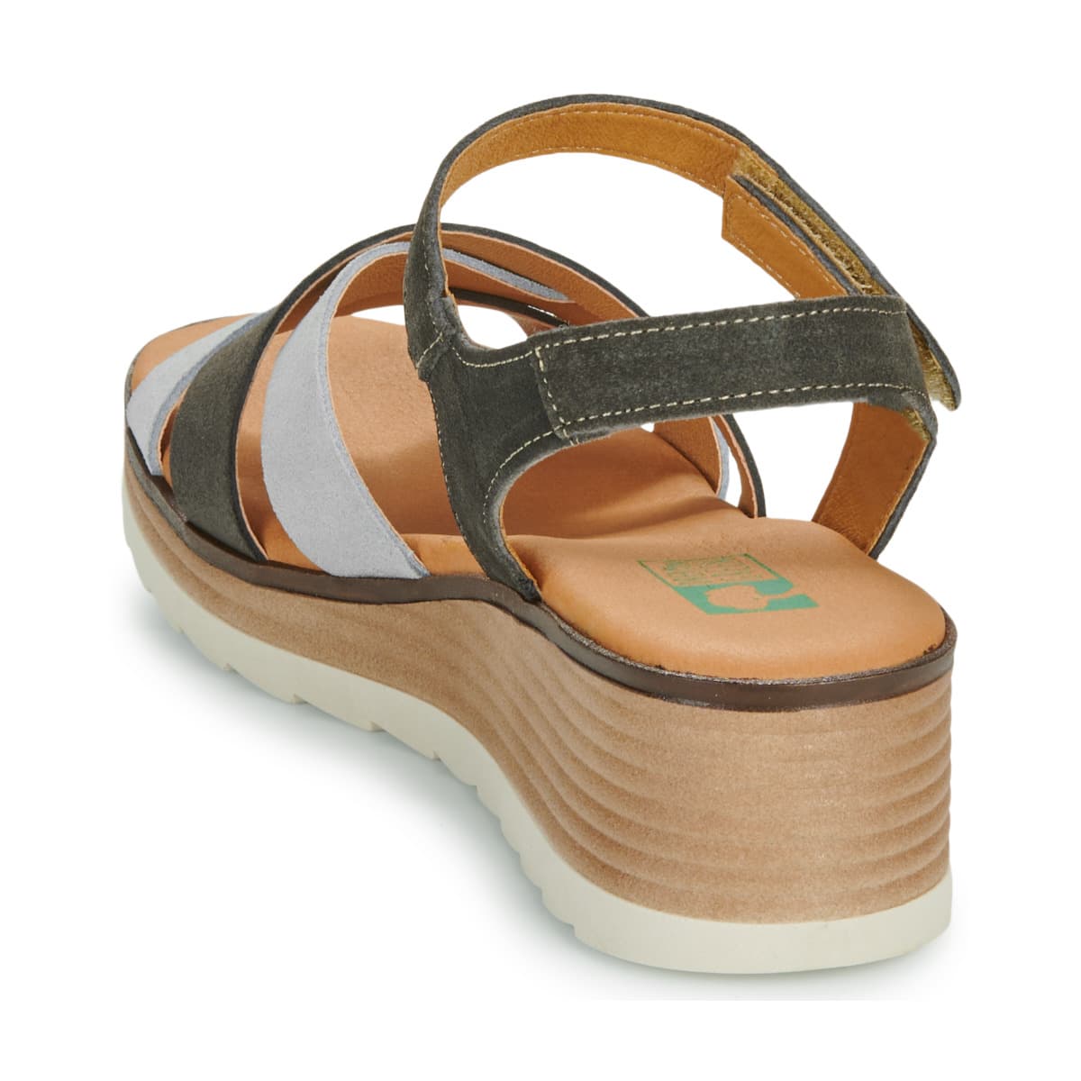 Women's Platforms Dream in Green Gray