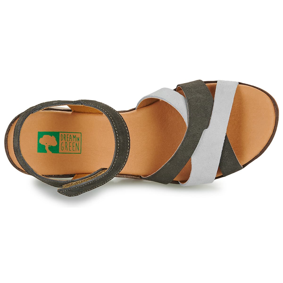 Women's Platforms Dream in Green Gray