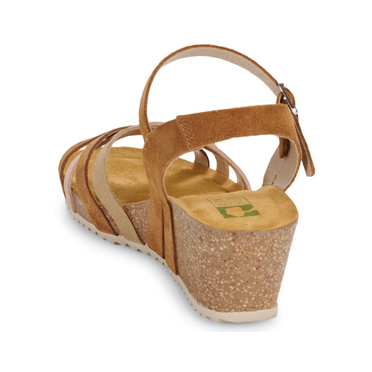 Women's Platforms Dream in Green Brown