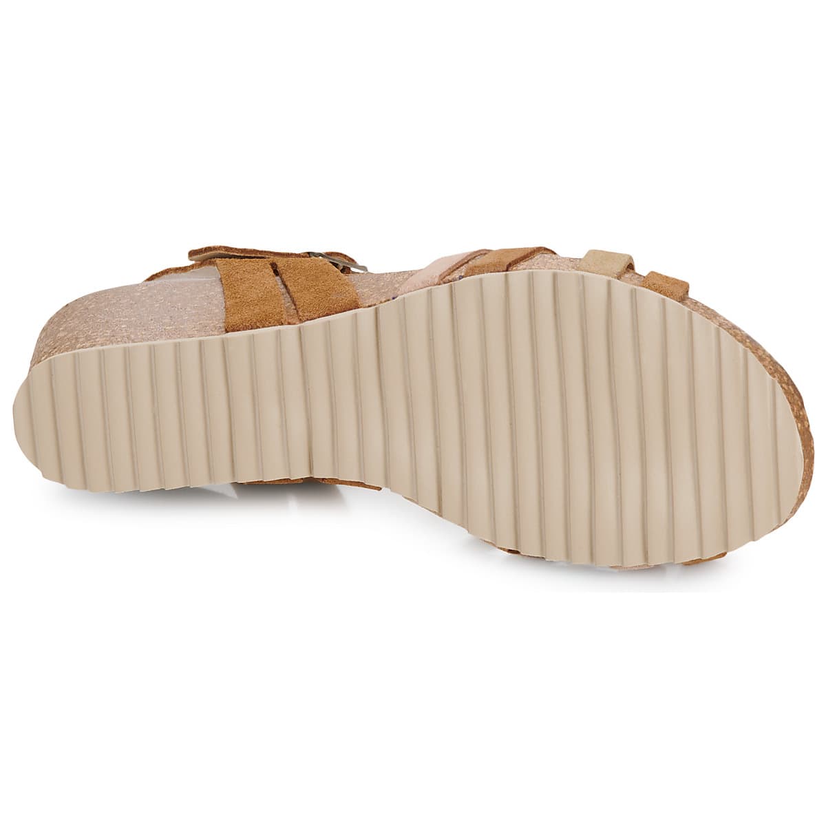 Women's Platforms Dream in Green Brown