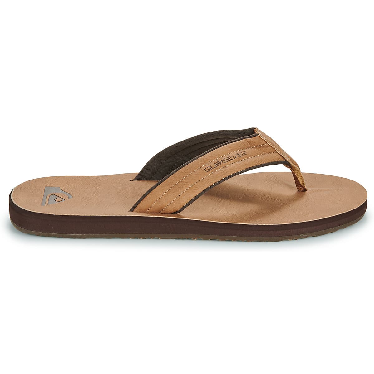 Men's Flip Flops Quiksilver Brown