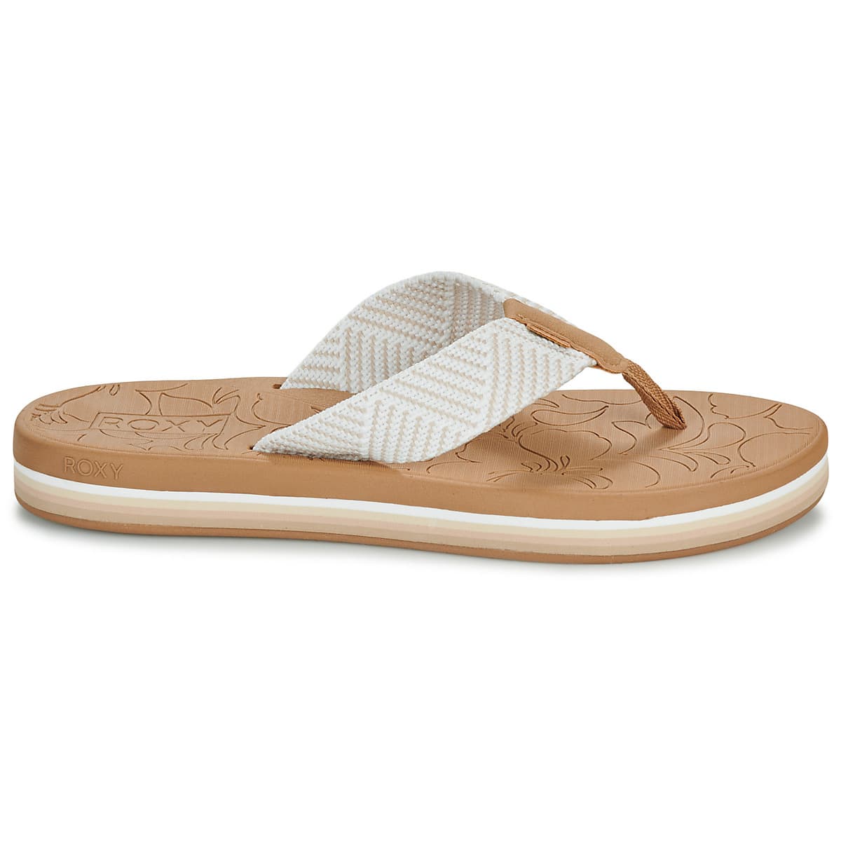 Women's Flip Flops Roxy Beige
