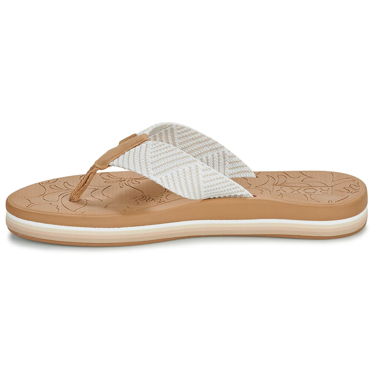 Women's Flip Flops Roxy Beige