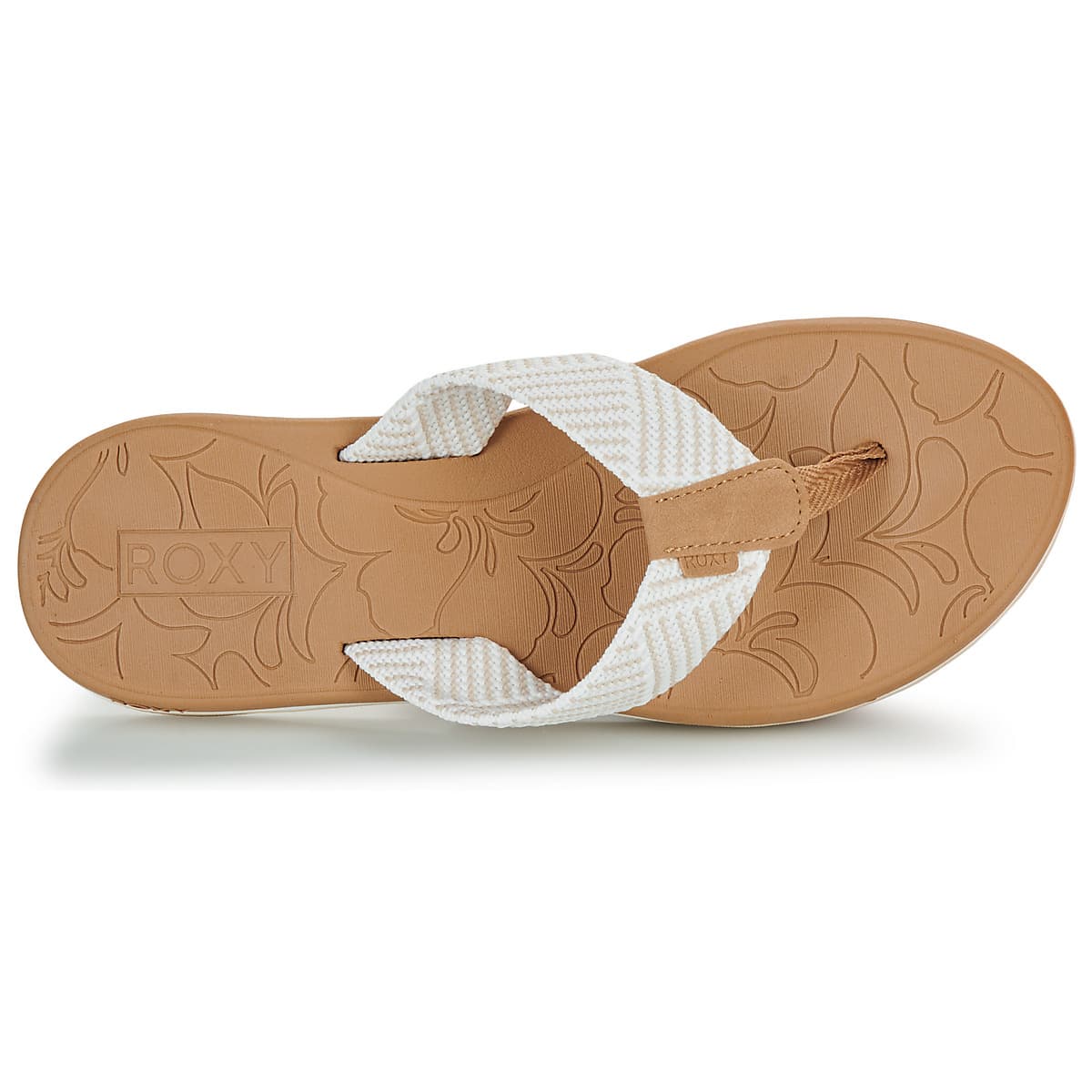 Women's Flip Flops Roxy Beige
