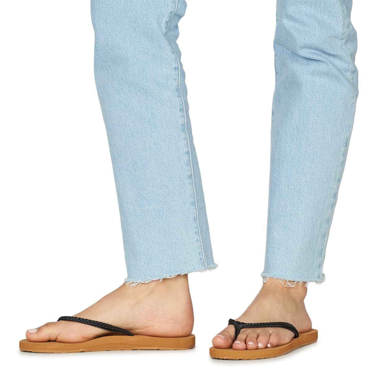 Women's Flip Flops Roxy Black