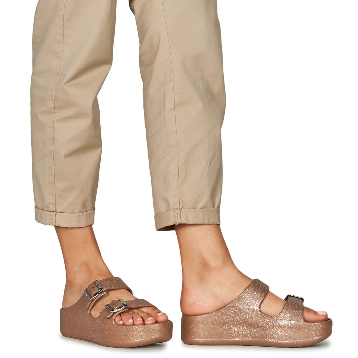 Women's Mules Lemon Jelly Brown