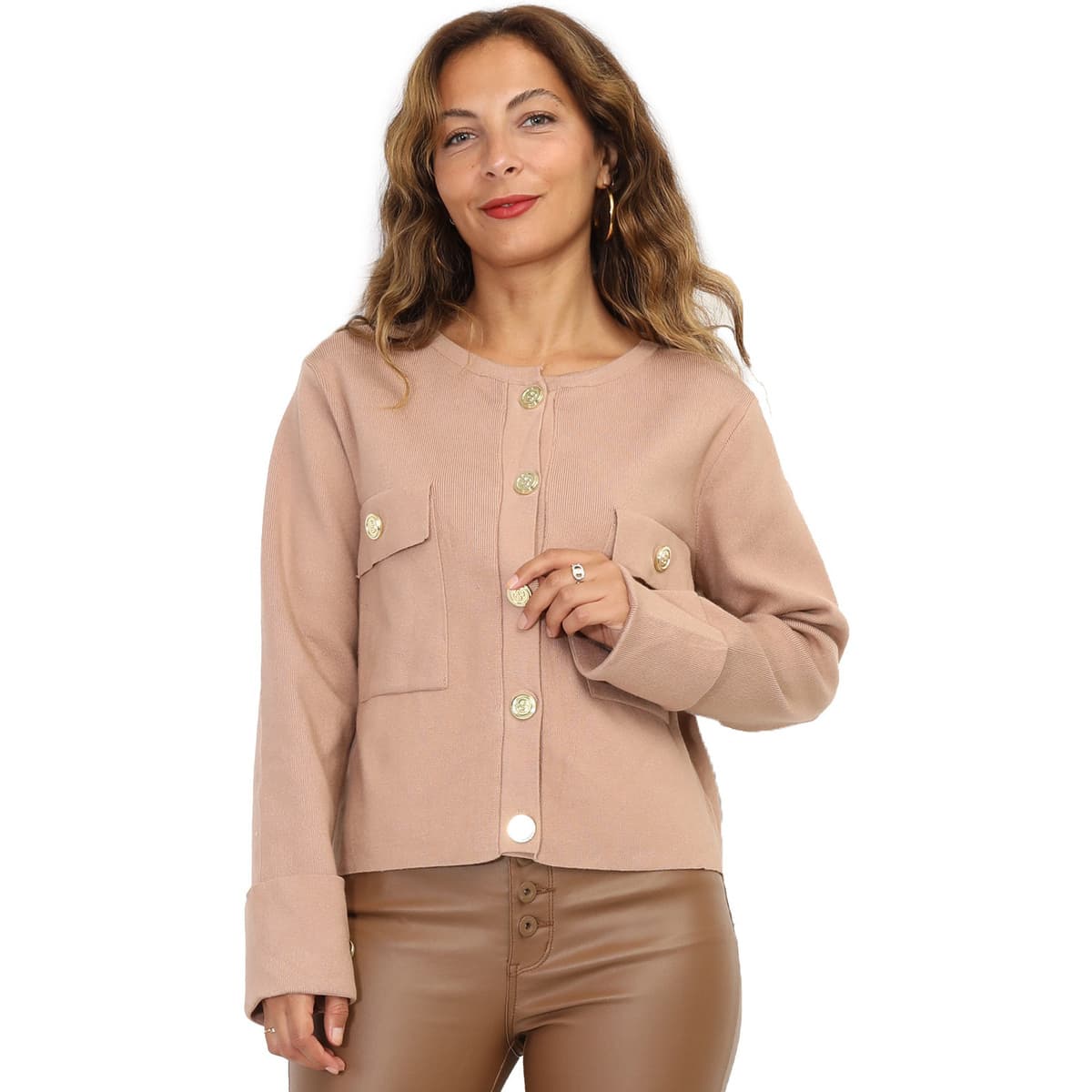 Women's Jackets La Modeuse Brown