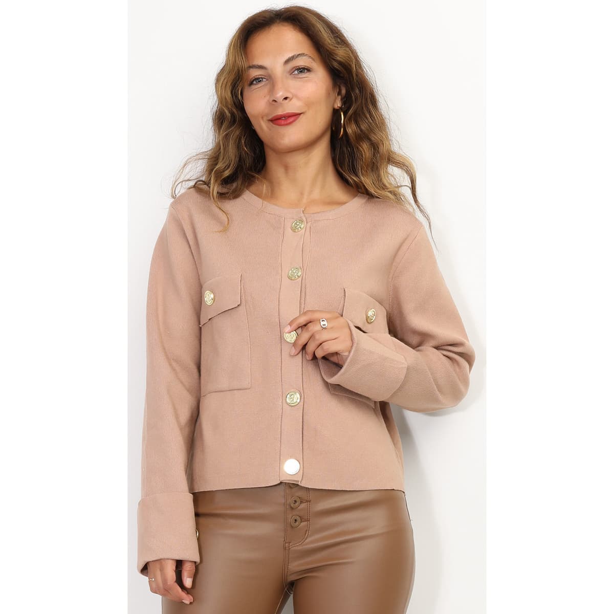Women's Jackets La Modeuse Brown