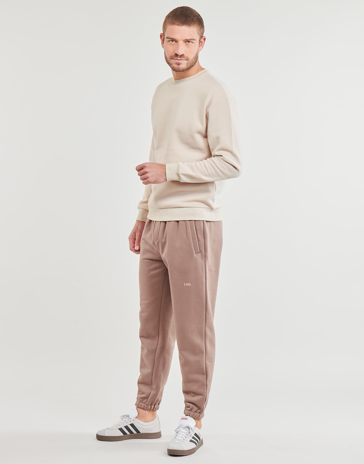 Men's Sports T-Shirts Jack & Jones Beige