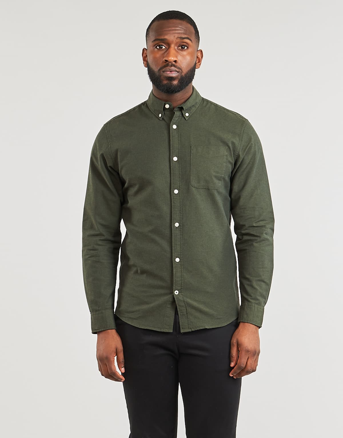 Men's Shirts Jack & Jones Khaki