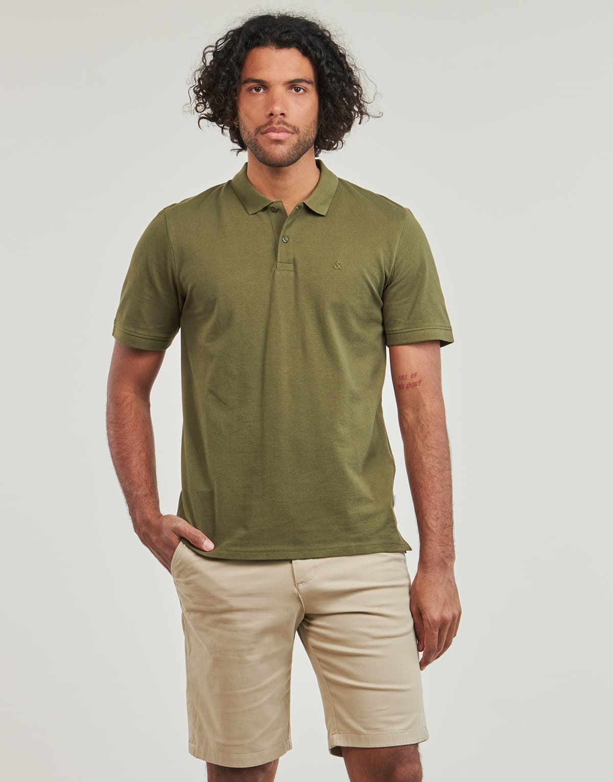 Men's Polo Shirts Jack & Jones Khaki