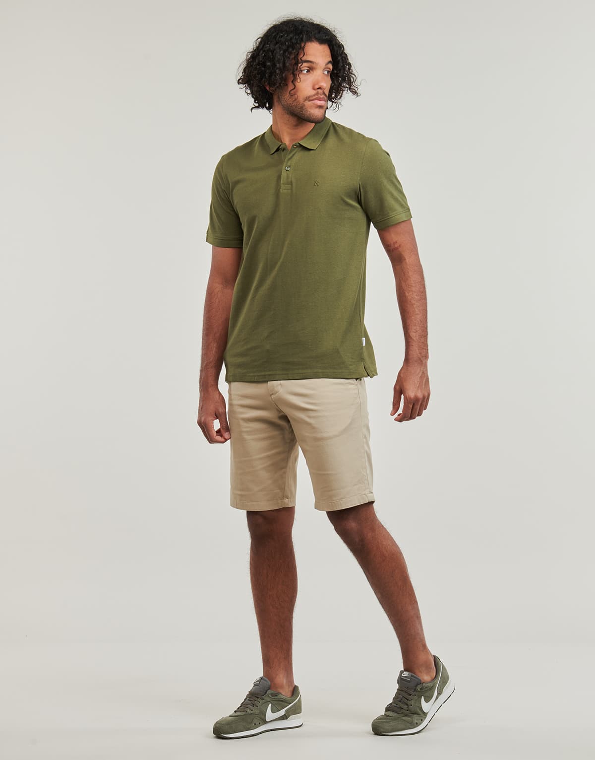 Men's Polo Shirts Jack & Jones Khaki