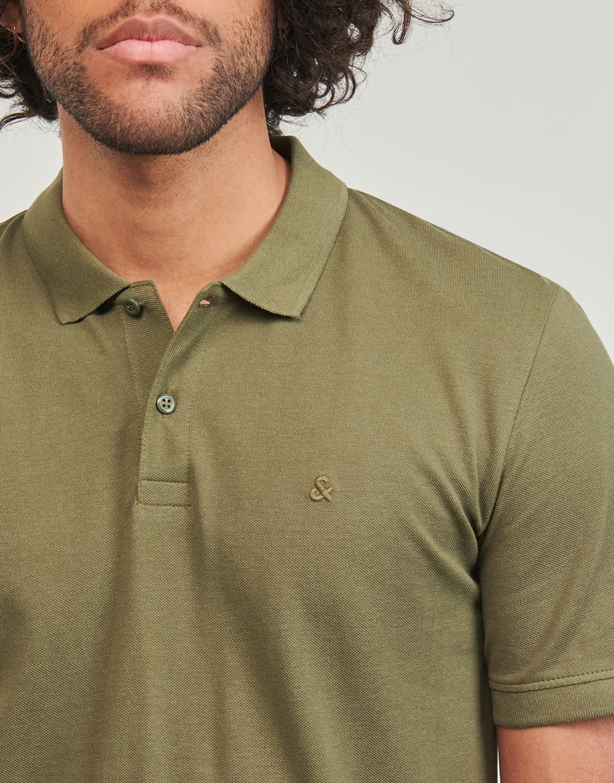 Men's Polo Shirts Jack & Jones Khaki