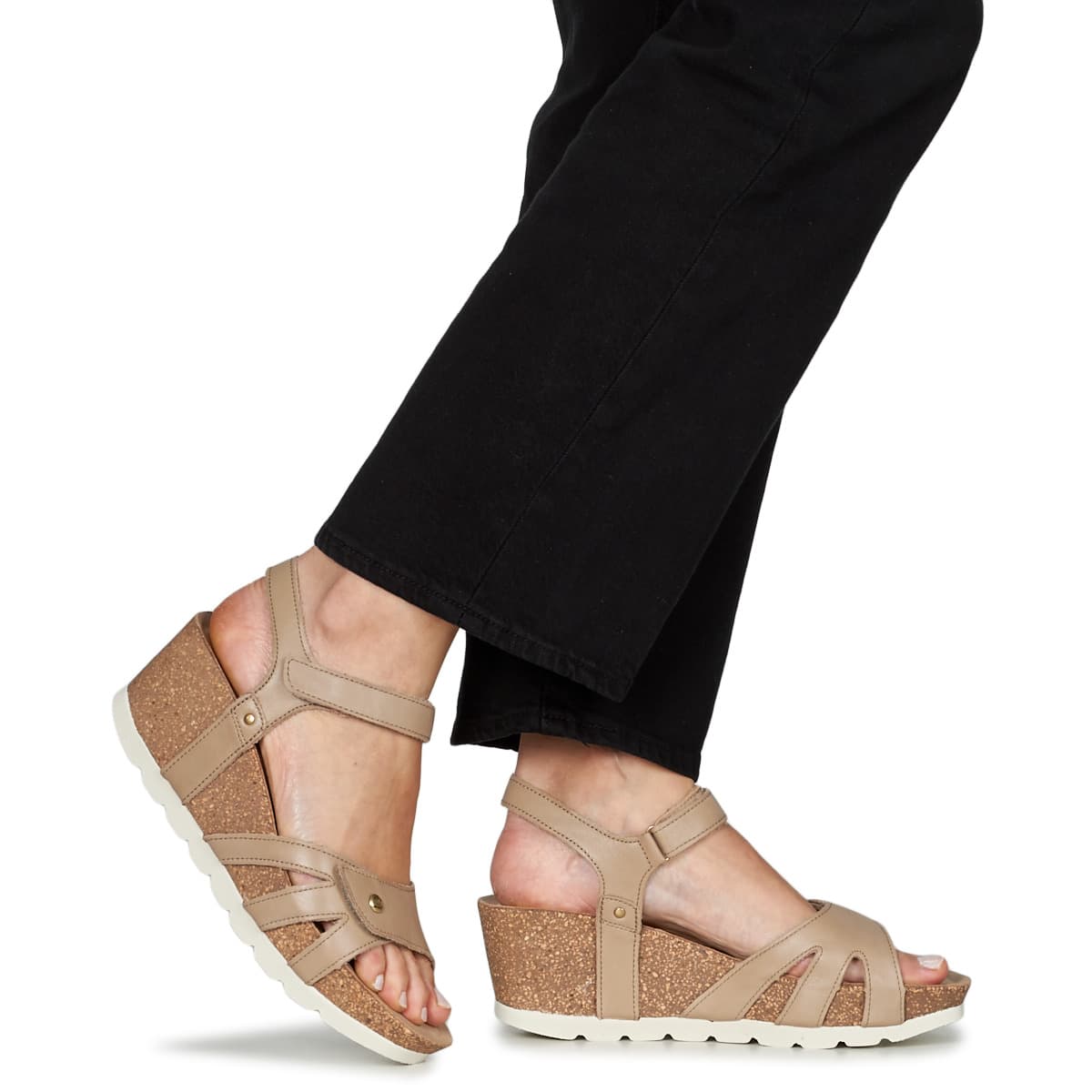 Women's Platforms Panama Jack Brown