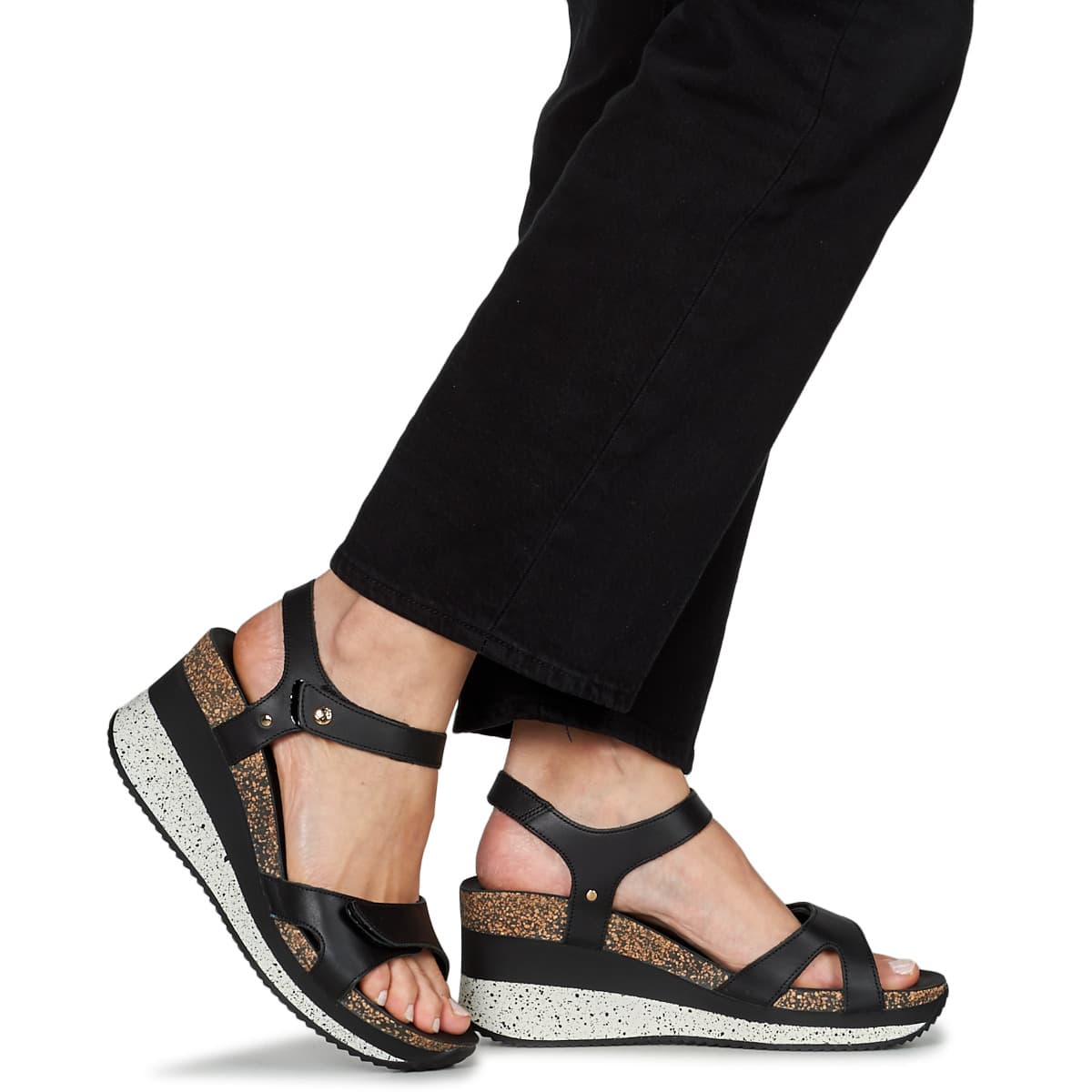 Women's Platforms Panama Jack Black