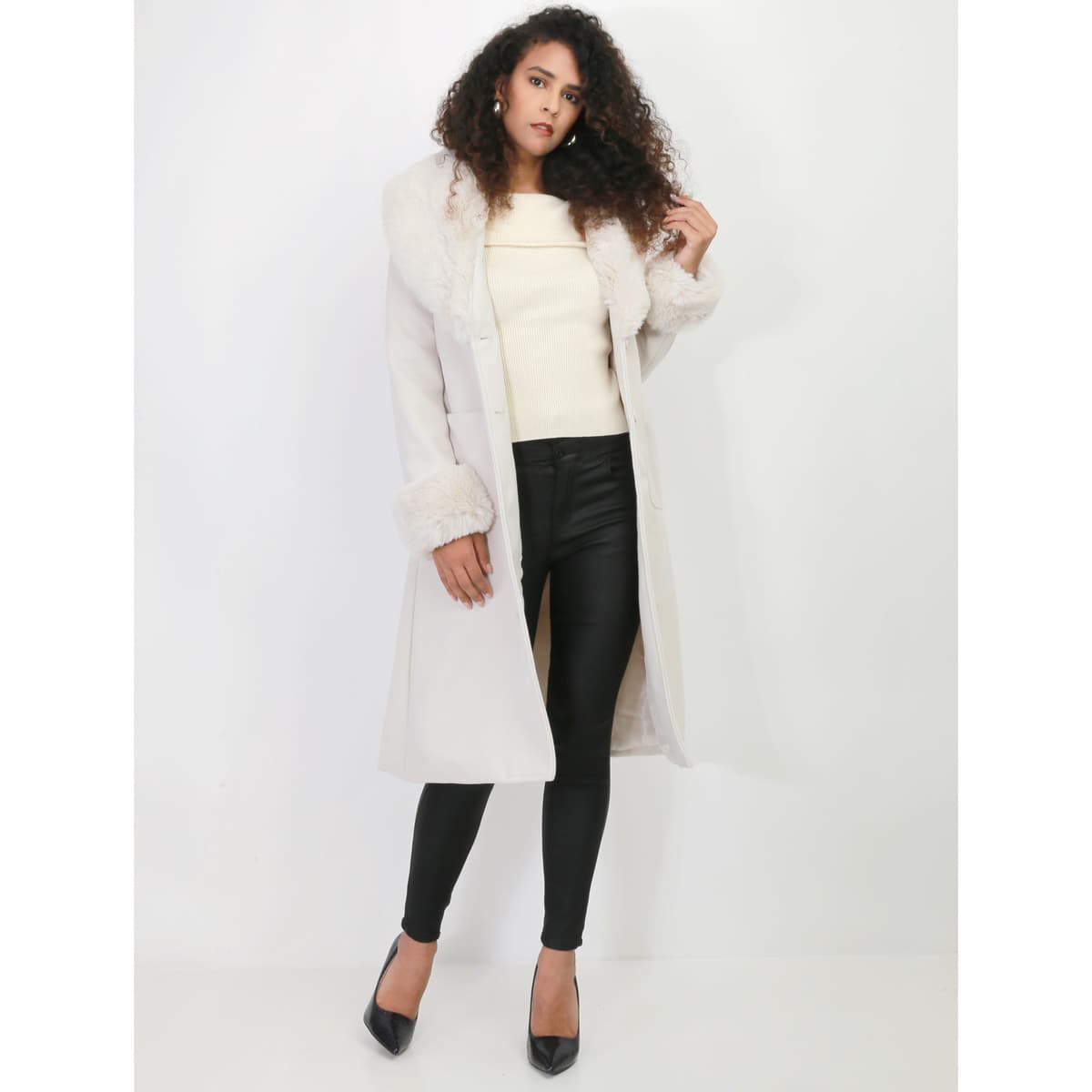 Women's Coats La Modeuse Beige
