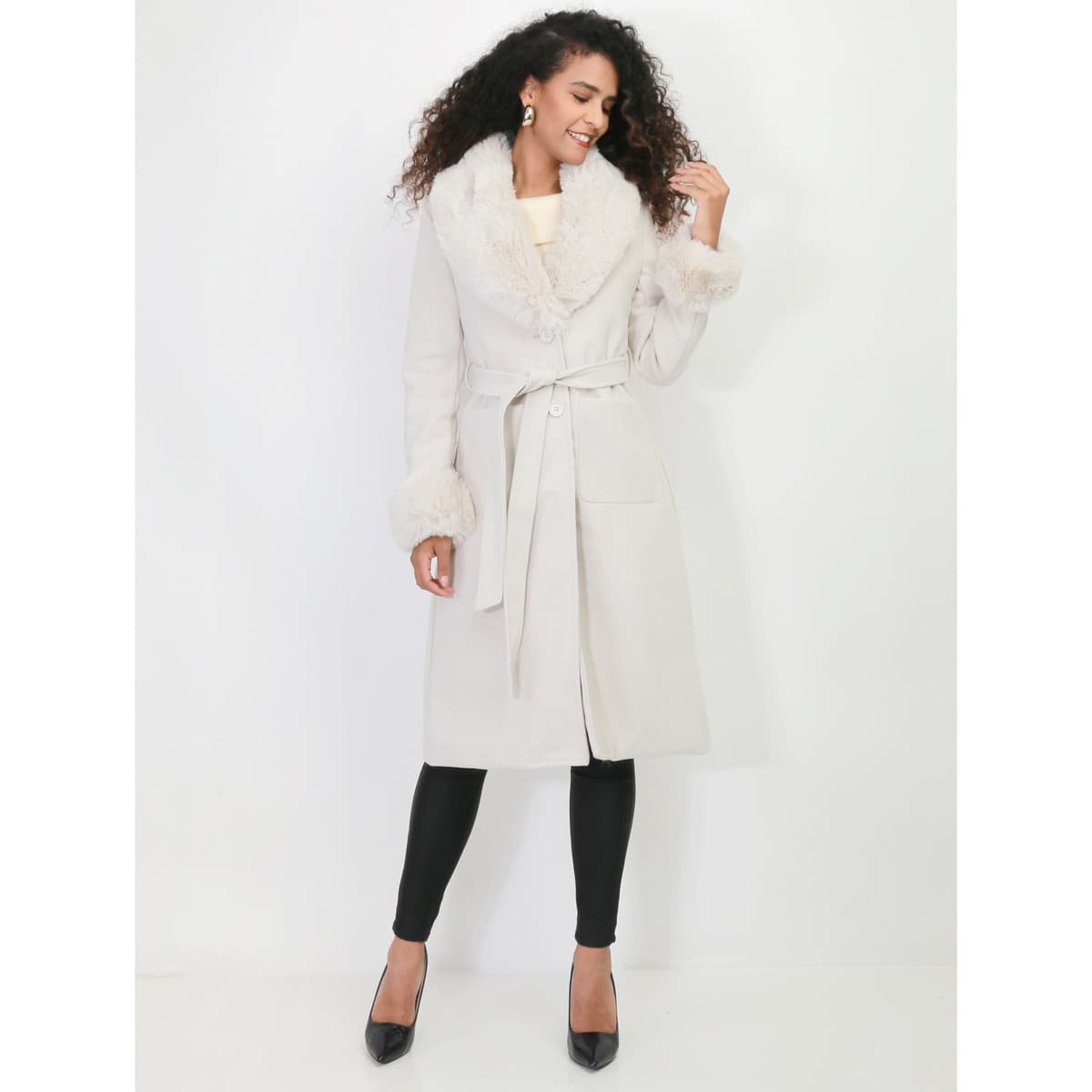 Women's Coats La Modeuse Beige
