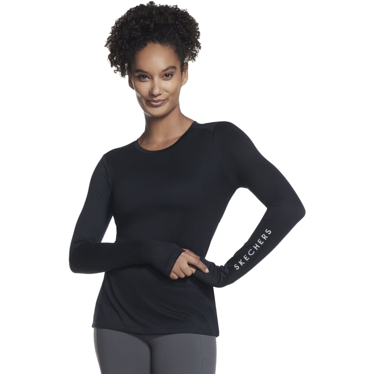 Women's T-Shirts Skechers Black