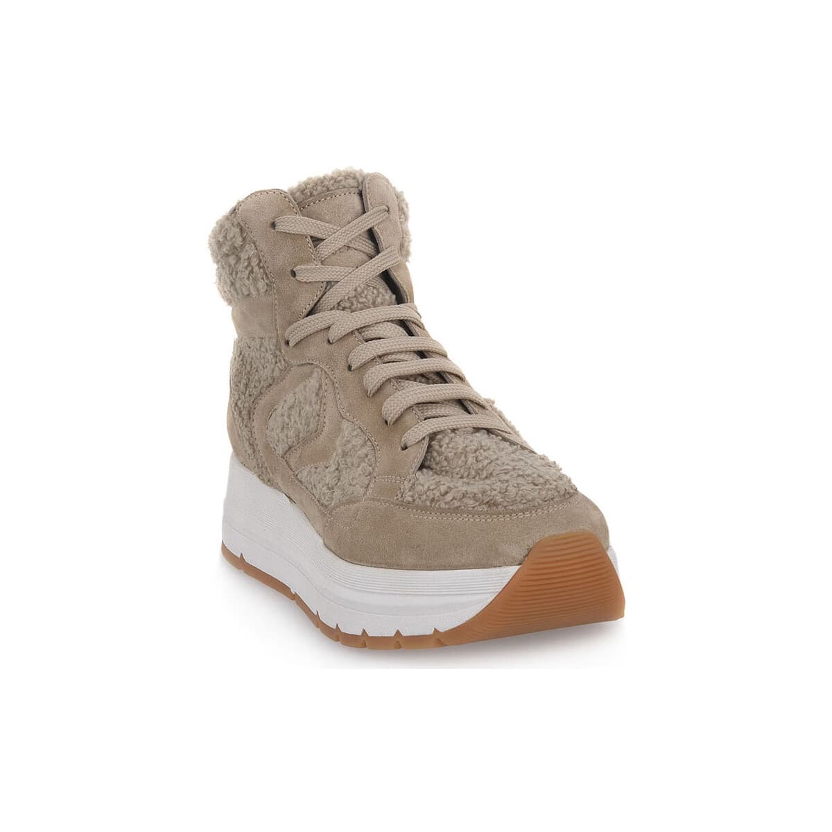 Women's Sneakers Voile Blanche Beige