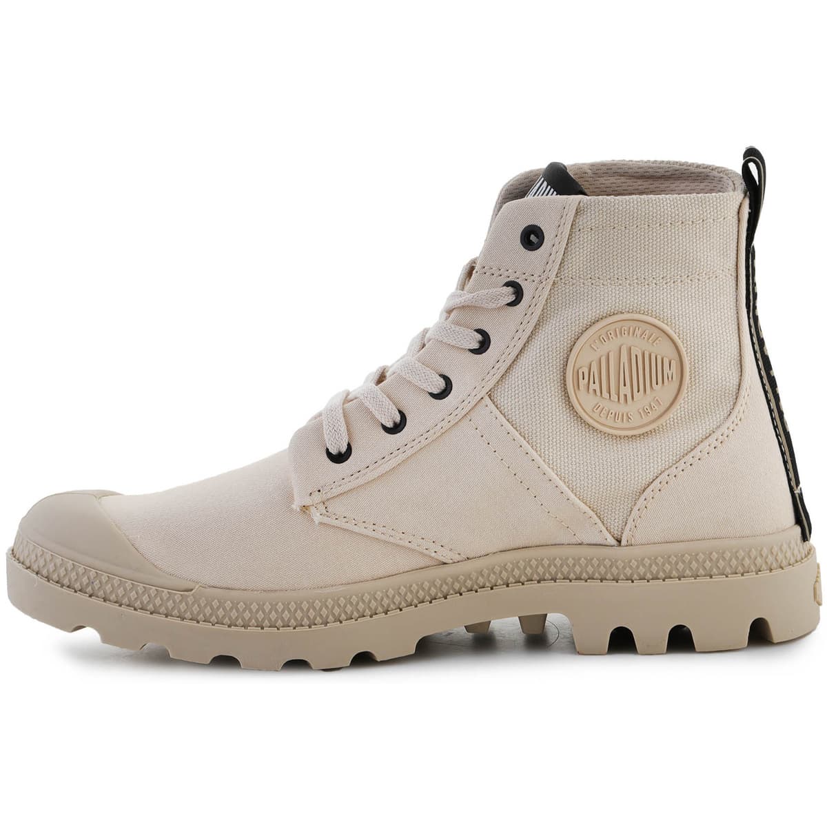Palladium Pampa Hi Γυναικεία Μποτάκια Μπεζ 78583-210-M