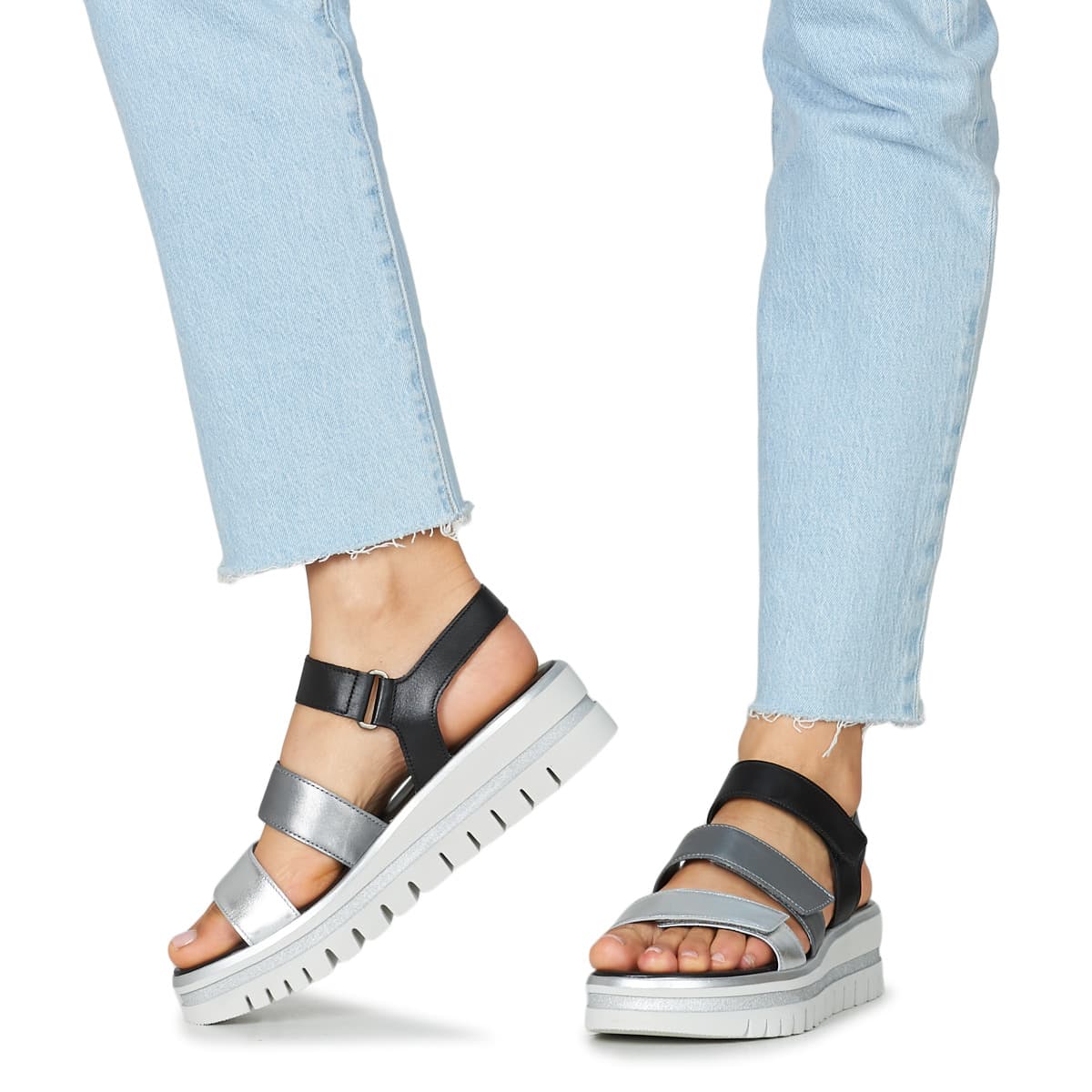 Women's Platforms Gabor Silver