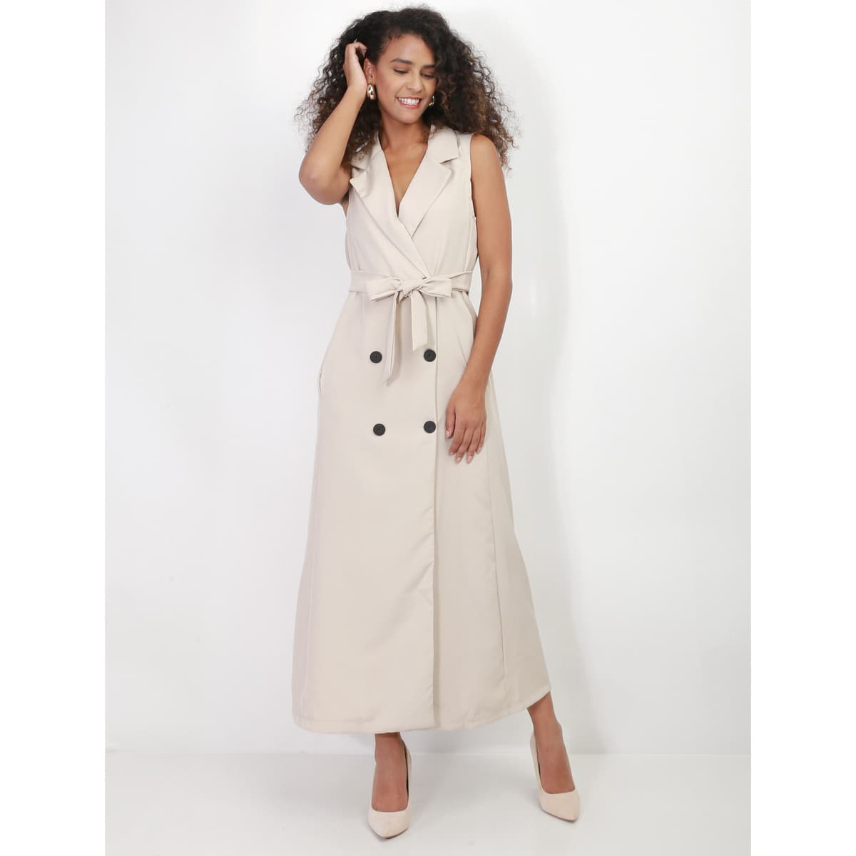 Women's Dresses La Modeuse Beige