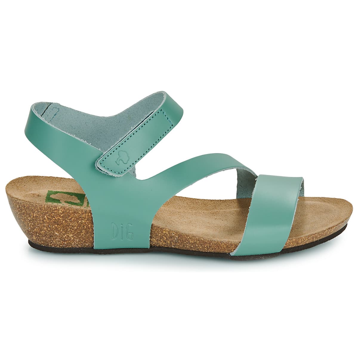 Women's Platforms Dream in Green Blue
