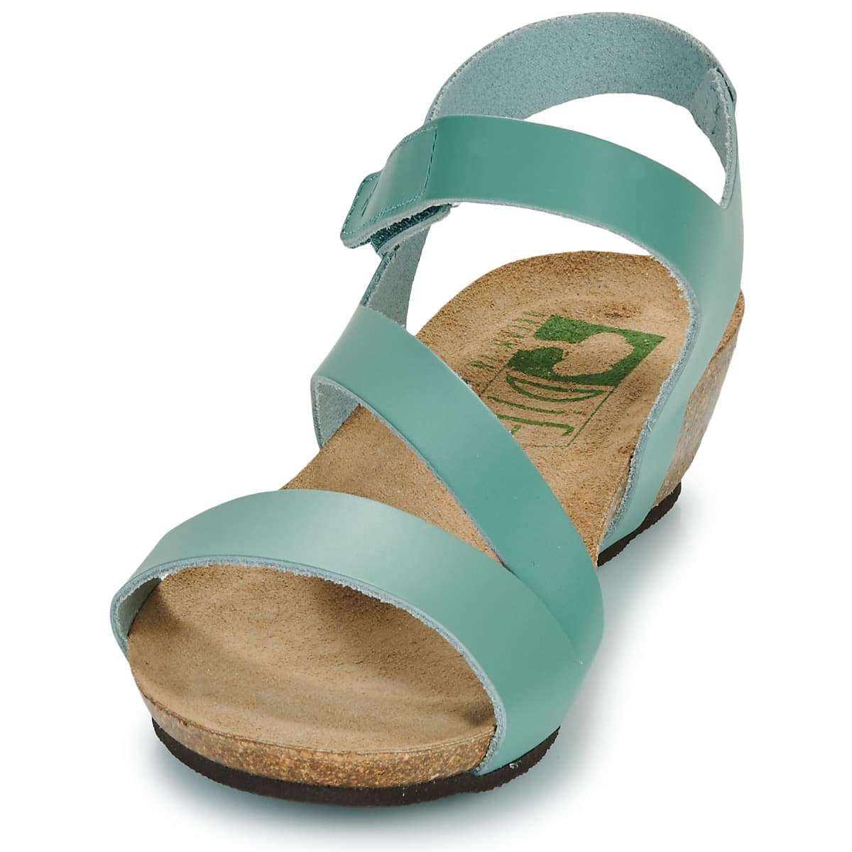 Women's Platforms Dream in Green Blue