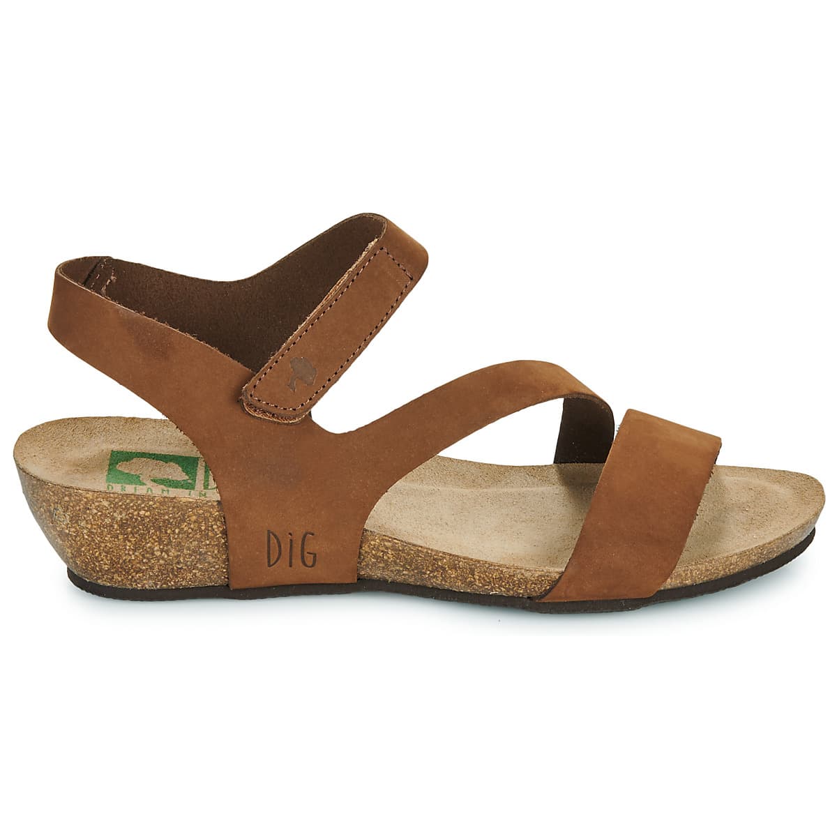 Women's Platforms Dream in Green Brown
