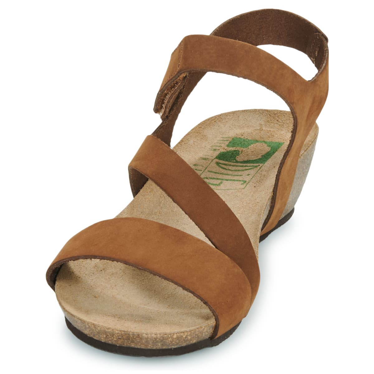 Women's Platforms Dream in Green Brown
