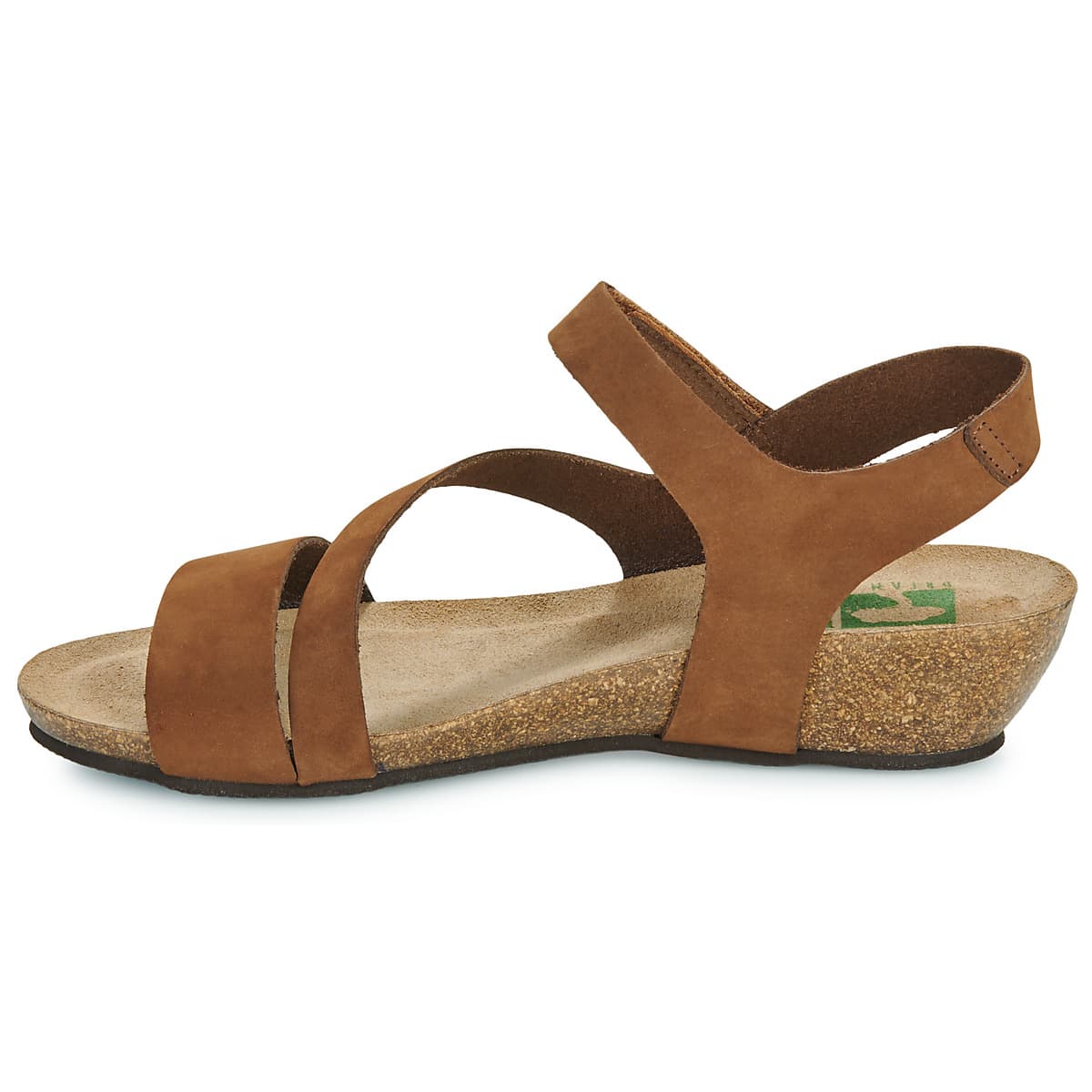 Women's Platforms Dream in Green Brown