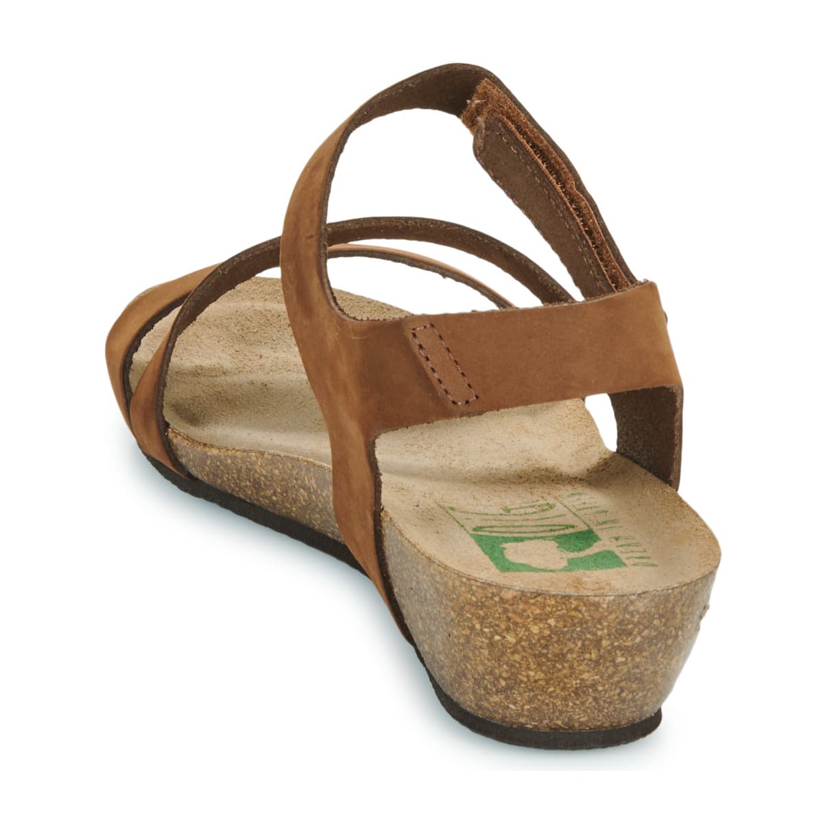 Women's Platforms Dream in Green Brown
