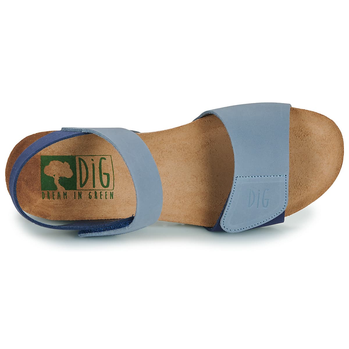 Women's Platforms Dream in Green Blue