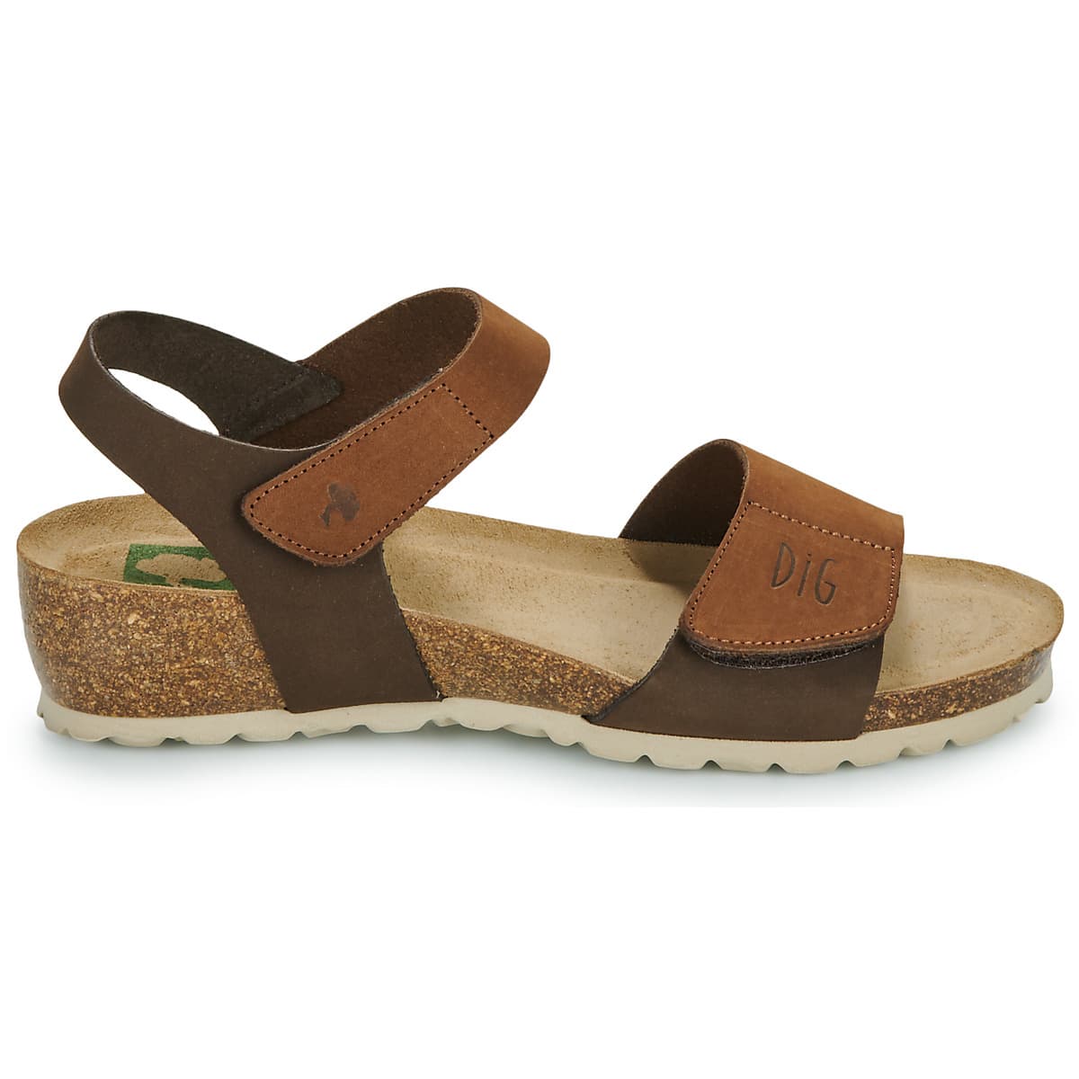 Women's Platforms Dream in Green Brown