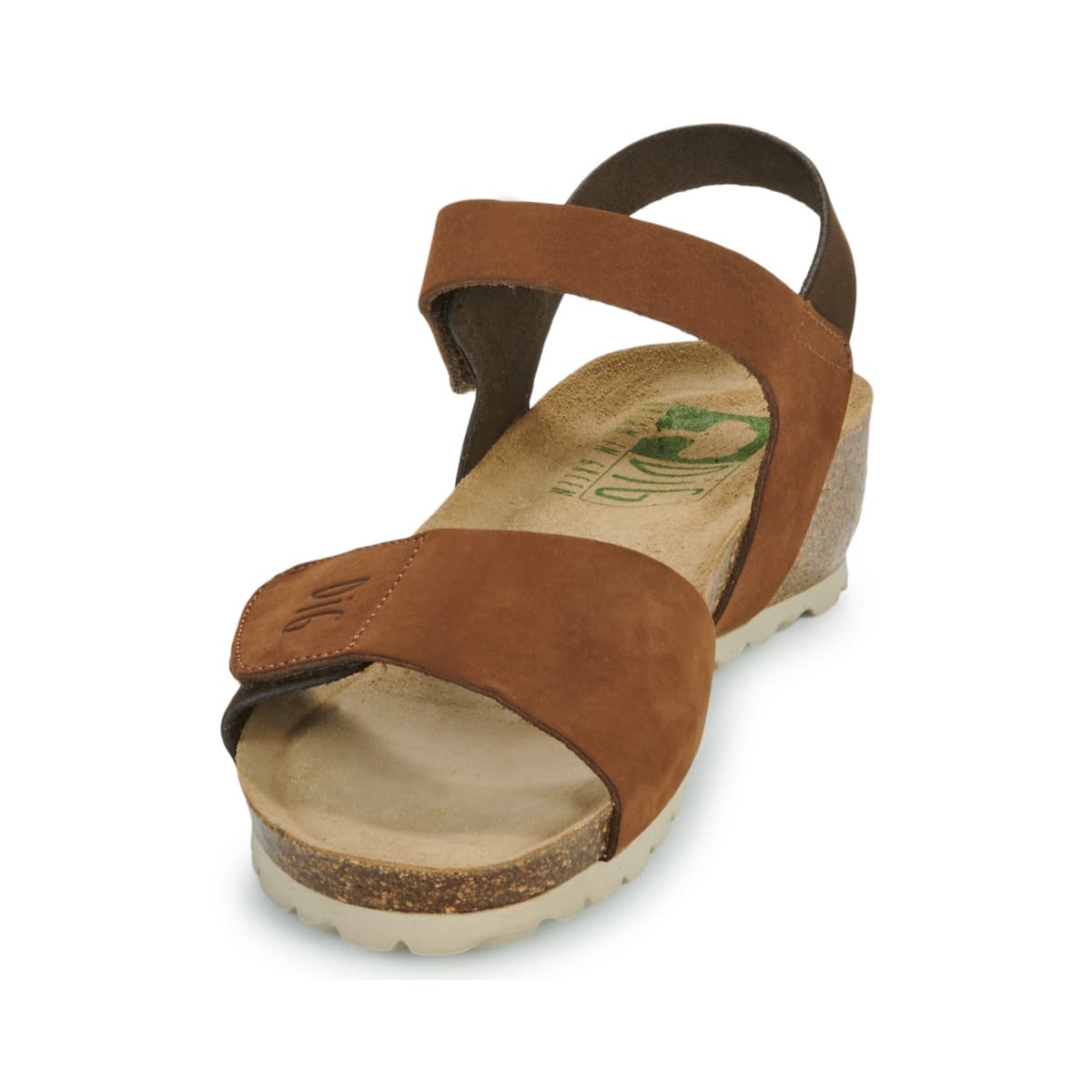 Women's Platforms Dream in Green Brown