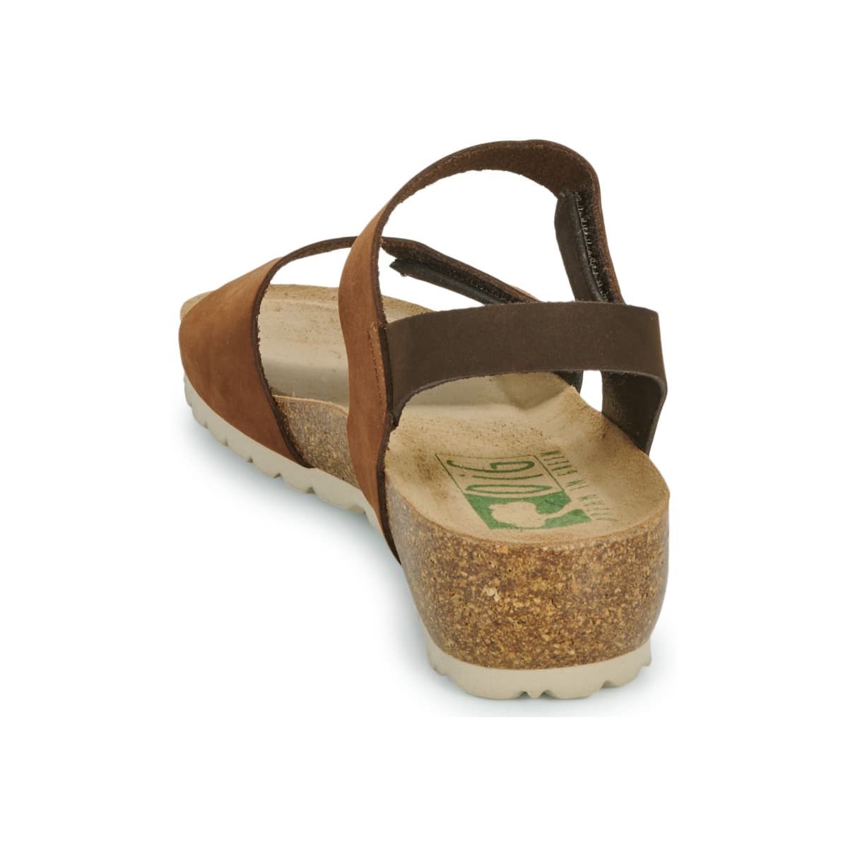 Women's Platforms Dream in Green Brown