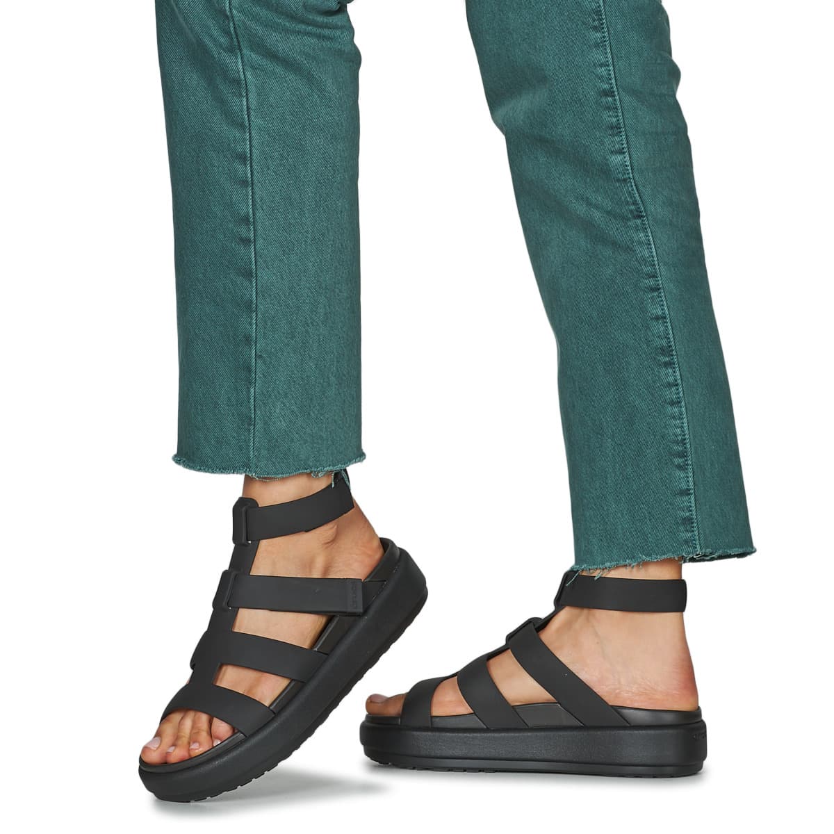 Women's Platforms Crocs Black