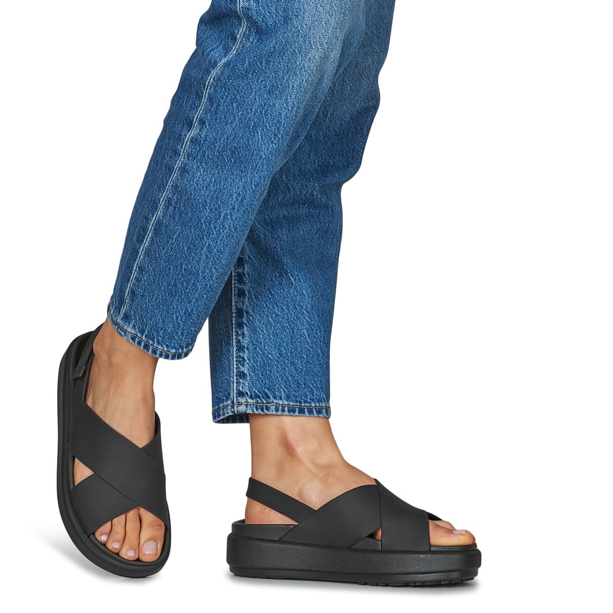 Women's Platforms Crocs Black