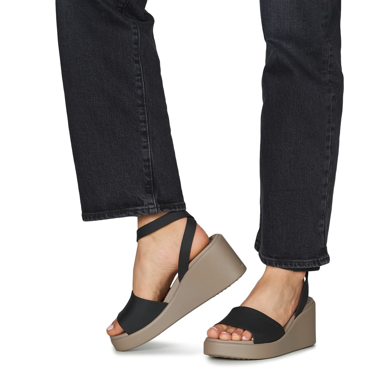 Women's Platforms Crocs Black