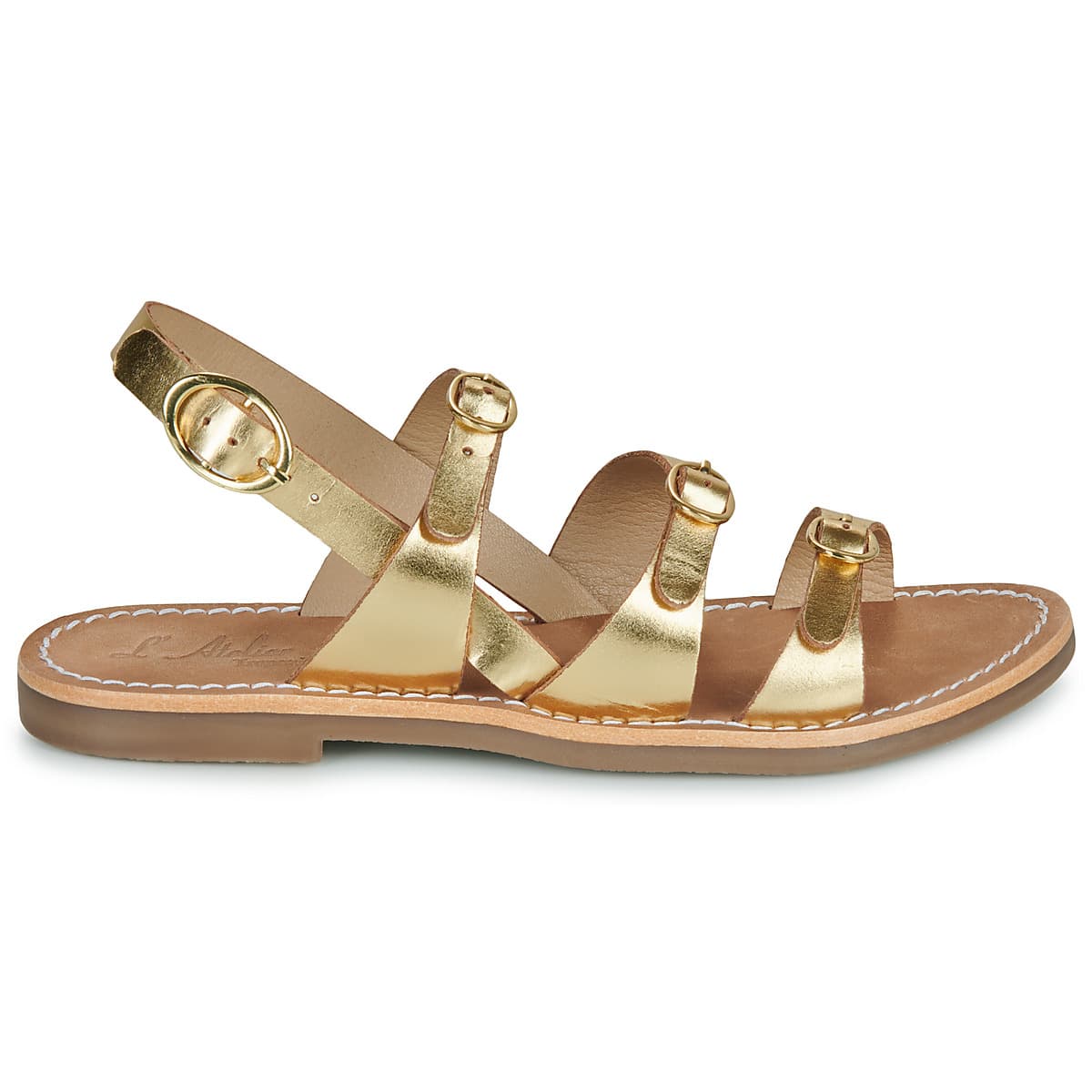 Women's Sandals L'Atelier Tropézien Gold