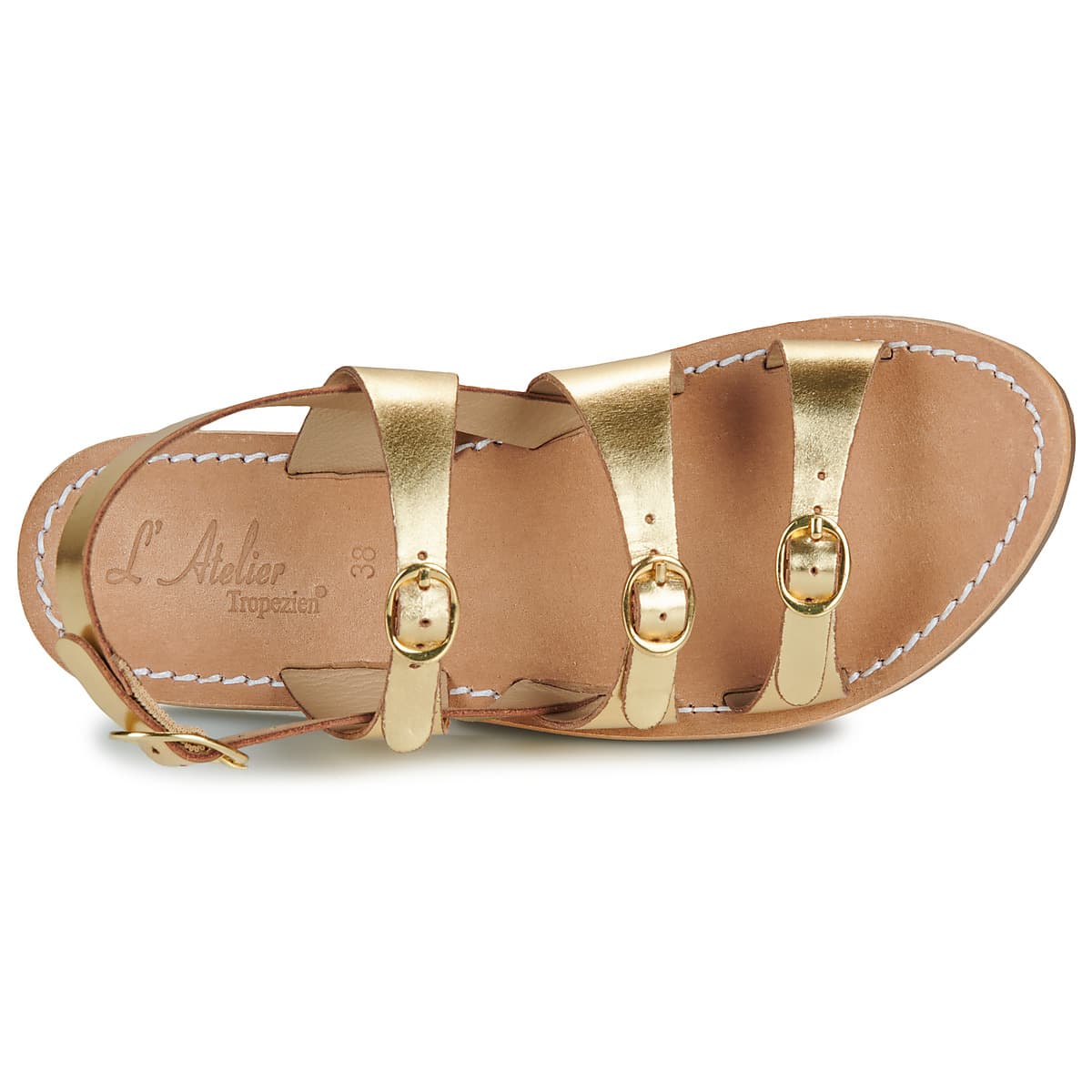 Women's Sandals L'Atelier Tropézien Gold