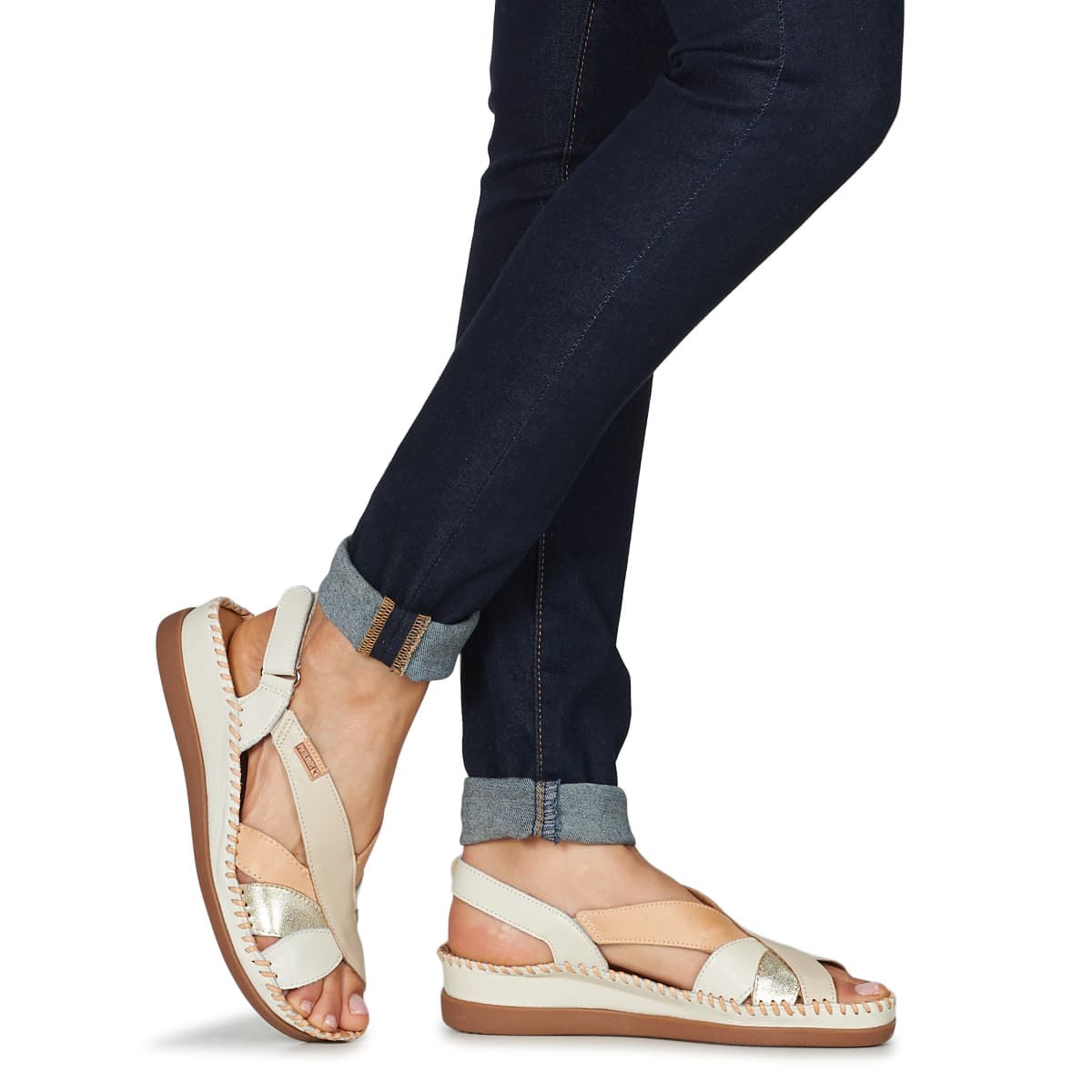 Women's Platforms Pikolinos Beige