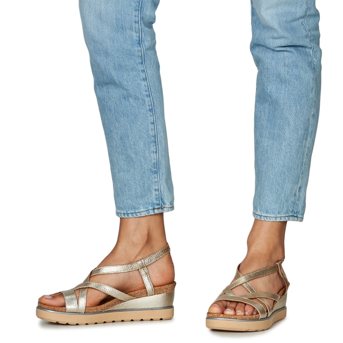 Women's Platforms Mjus Gold