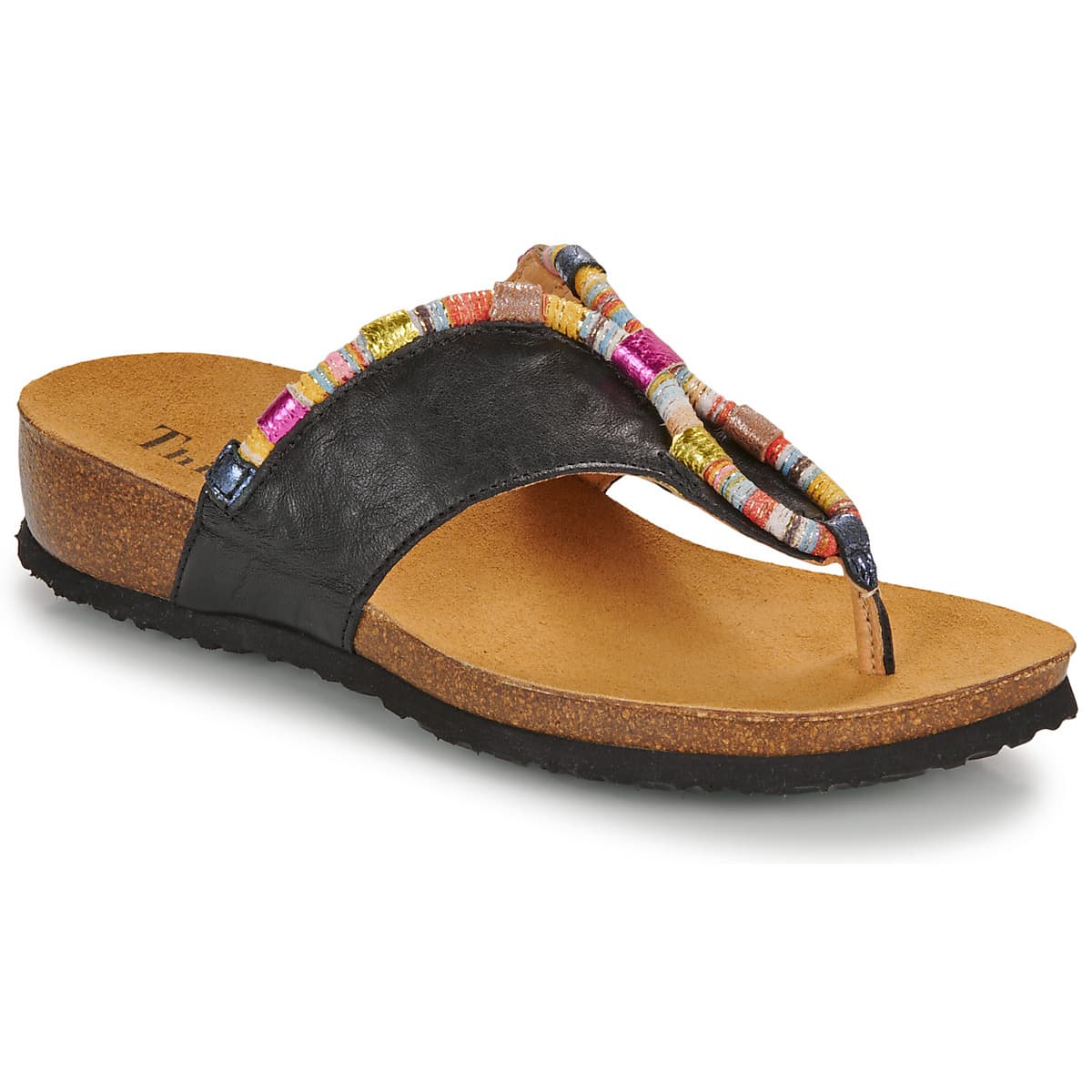 Women's Flip Flops Think Black
