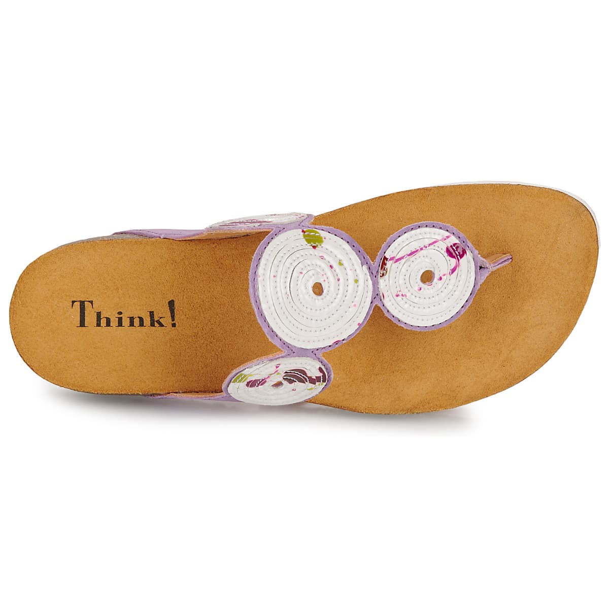 Women's Flip Flops Think Purple