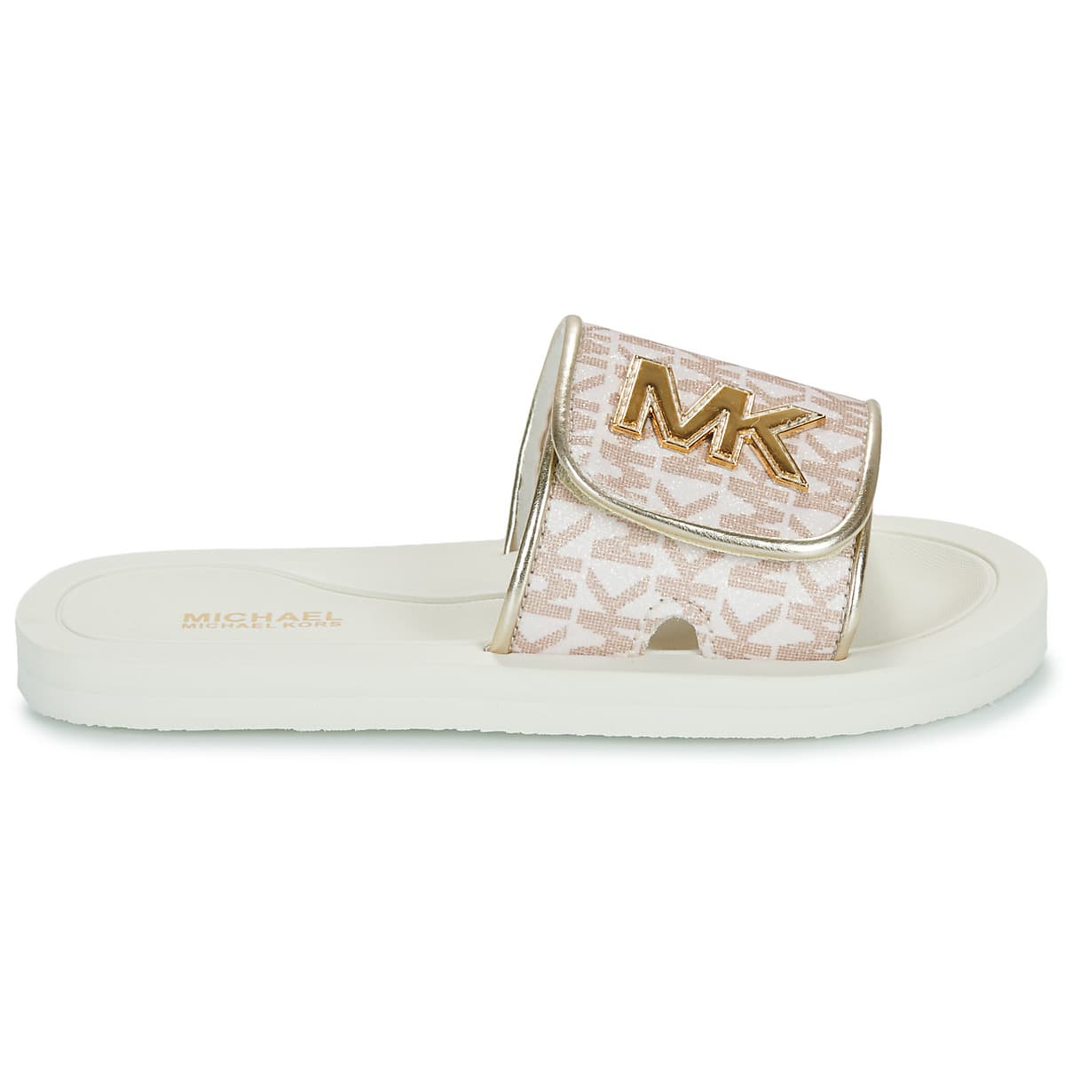 Girls' Flip Flops Michael Kors Beige