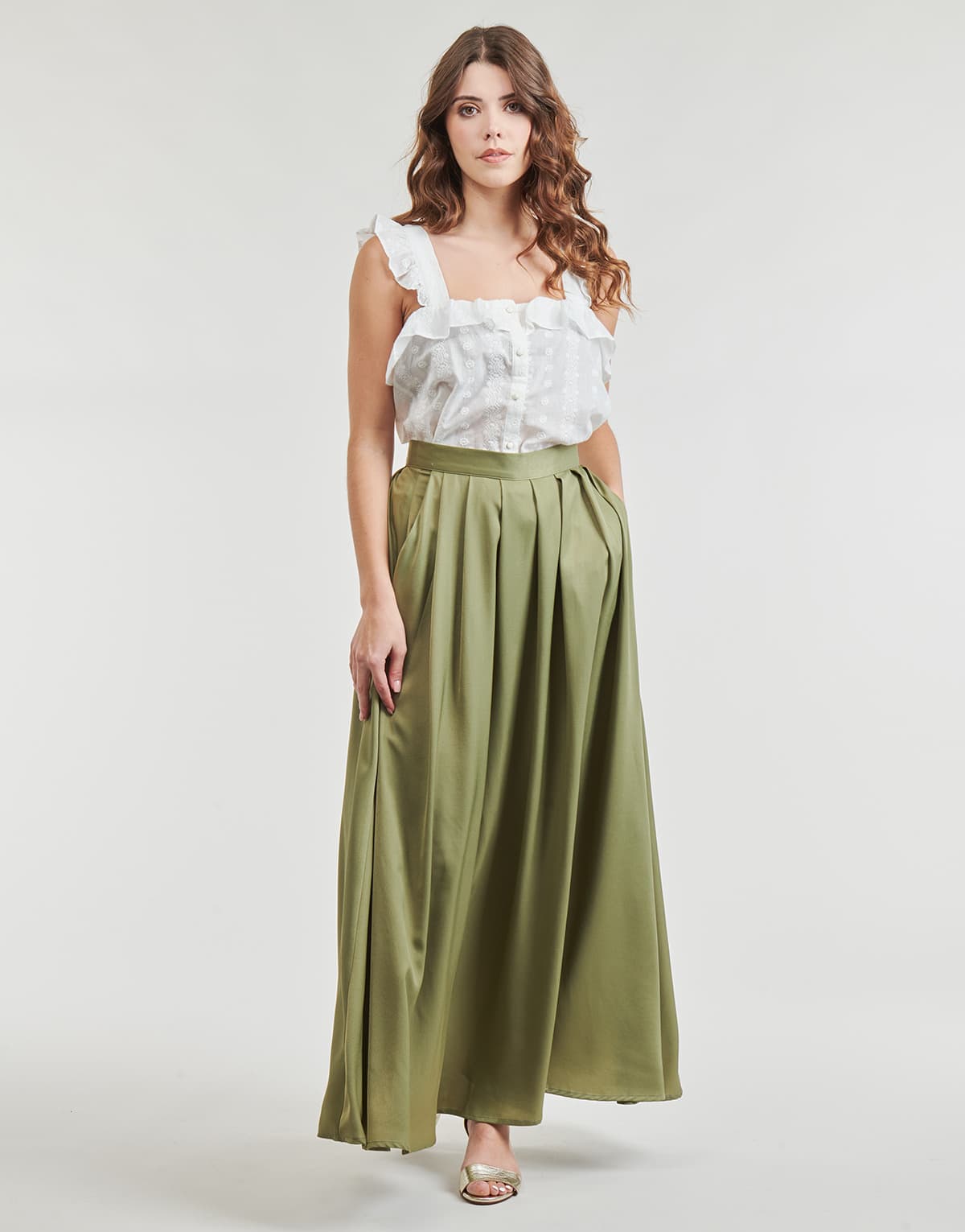 Women's Skirts Betty London Khaki