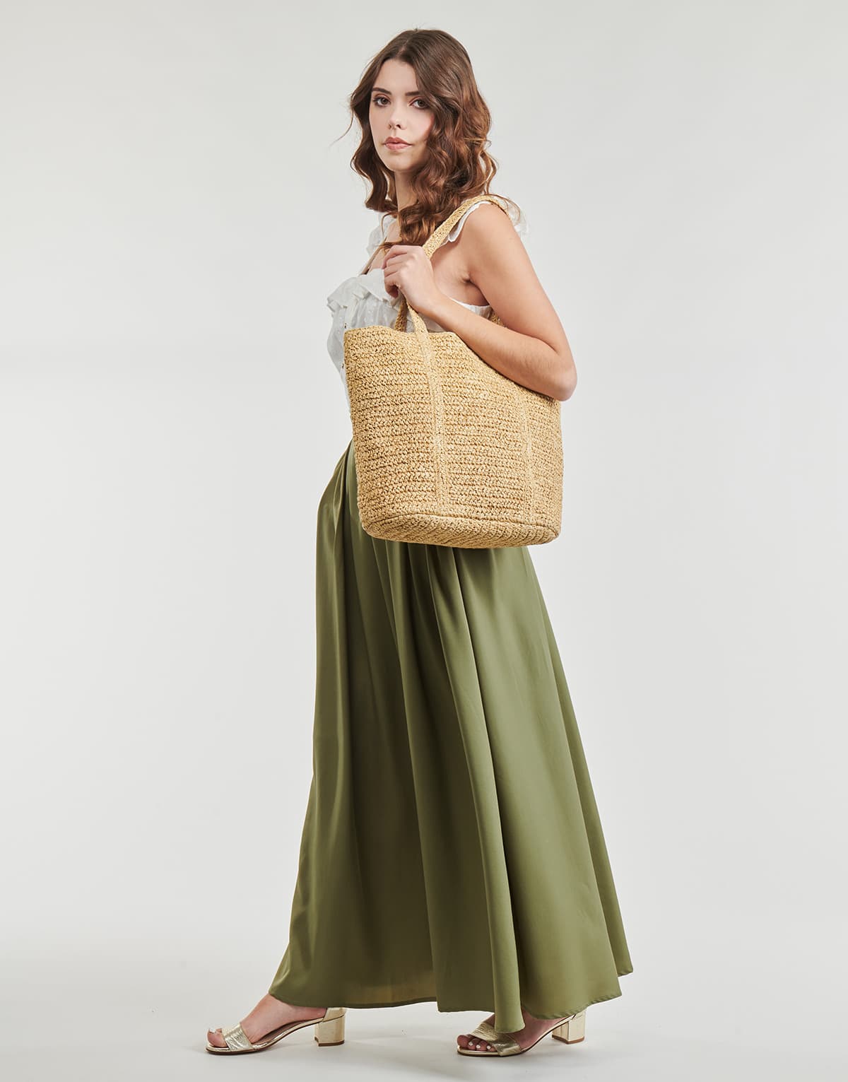 Women's Skirts Betty London Khaki