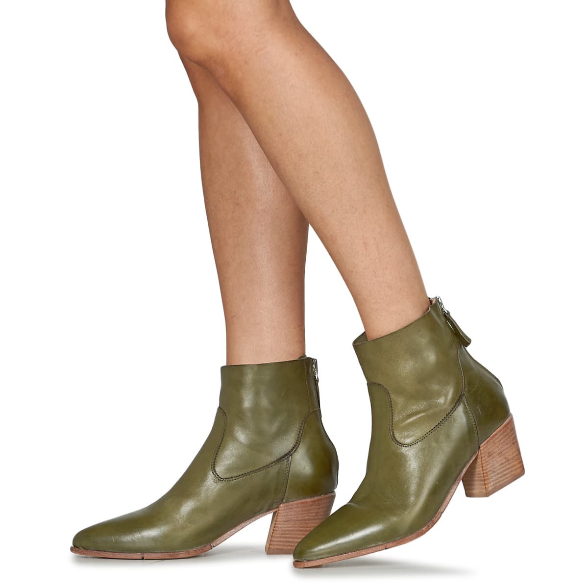 Women's Ankle Boots Moma Green